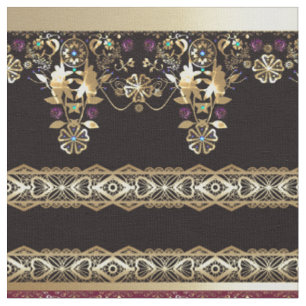 Arabic antique decorative east ornamental baroque fabric