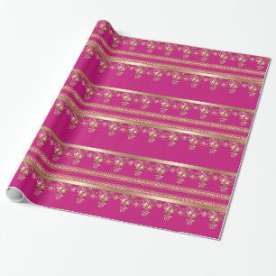 Arabic antique decorative east ornamental baroque wrapping paper