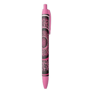 Arabic calligraphy 3d black ink pen