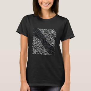 Arabic calligraphy black and white T-Shirt