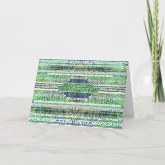 Arabic Calligraphy Greeting Card