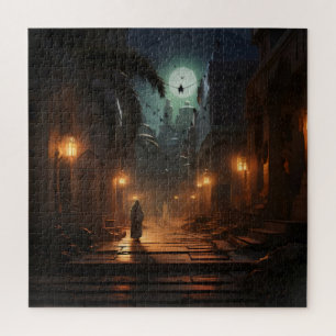 Arabic City at Night Jigsaw Puzzle