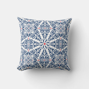 Arabic Colourful Vintage Seamless Pattern Cushion