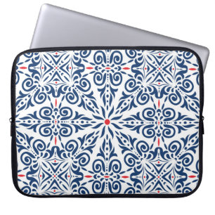 Arabic Colourful Vintage Seamless Pattern Laptop Sleeve