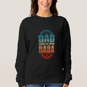 Arabic Dad Baba Arab Best Baba Ever Retro Vintage  Sweatshirt