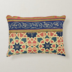 Arabic decorative designs (colour litho) cushion