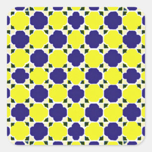 Arabic Design #2 at Emporio Moffa Square Sticker