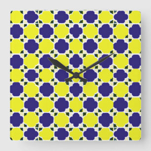 Arabic Design #2 at Emporio Moffa Square Wall Clock