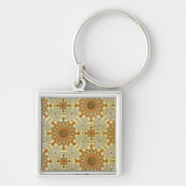 Arabic Design #4 at Emporio Moffa Key Ring (Front)