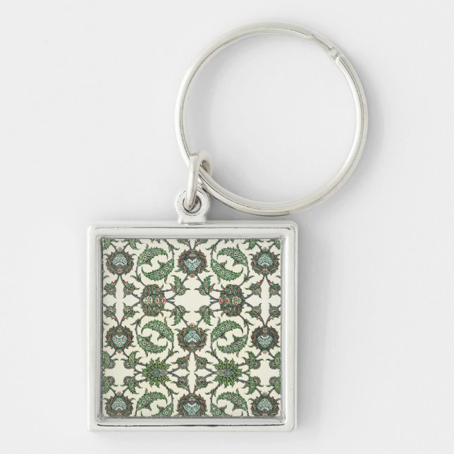 Arabic Design #5 at Emporio Moffa Key Ring (Front)