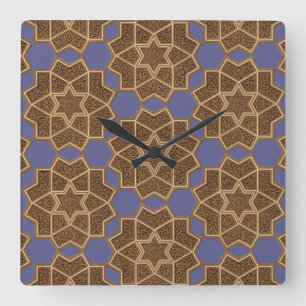 Arabic Design #6 at Emporio Moffa Square Wall Clock