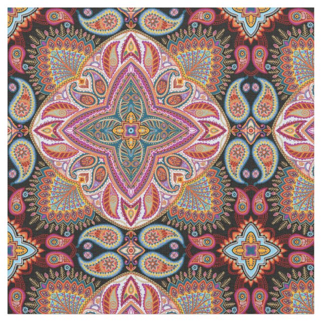 Arabic Design Fabric (Close Up)