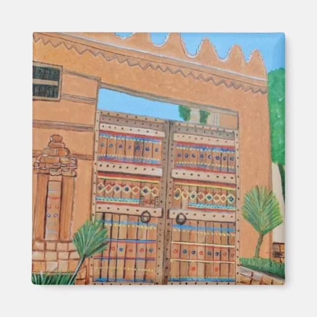 Arabic Door Magnet (Front)