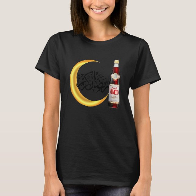 Arabic Fasting Iftar Vimto Happy Ramadan Kareem T-Shirt (Front)