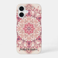 Arabic Floral Art Phone Cover – Personalised with