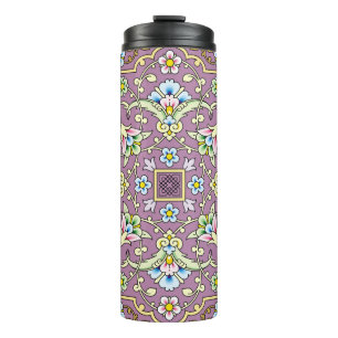 Arabic Floral Frame. Traditional Islamic Design. M Thermal Tumbler