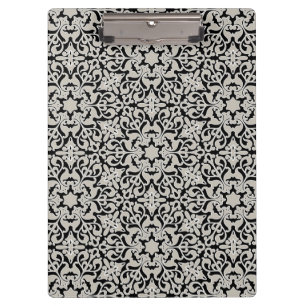 Arabic floral pattern clipboard