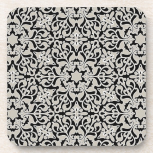 Arabic floral pattern coaster