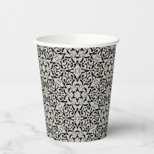 Arabic floral pattern paper cups (Left)