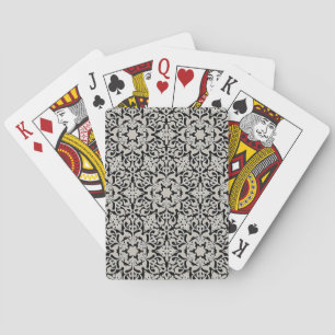 Arabic floral pattern playing cards