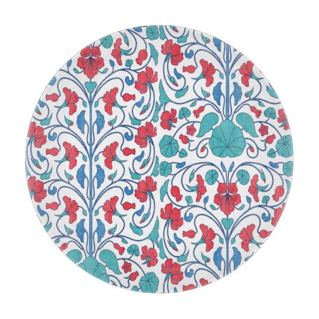 Arabic floral seamless vintage pattern. cutting board (Front)