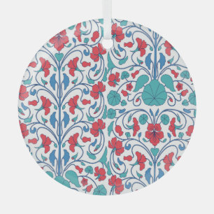 Arabic floral seamless vintage pattern. glass tree decoration