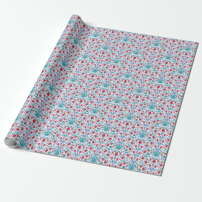 Arabic floral seamless vintage pattern. wrapping paper (Unrolled)