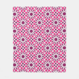 Arabic geometric ornament: seamless texture. fleece blanket