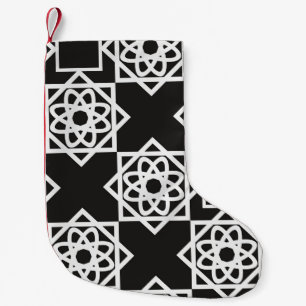 Arabic geometric pattern. Art decor. Islam. Flower Small Christmas Stocking