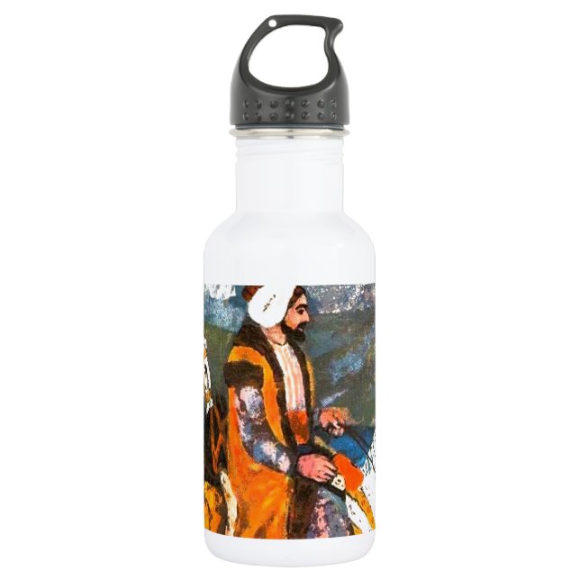 Arabic Horseman 532 Ml Water Bottle (Front)