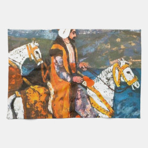 Arabic Horseman Tea Towel