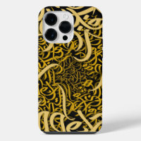 arabic letters gold