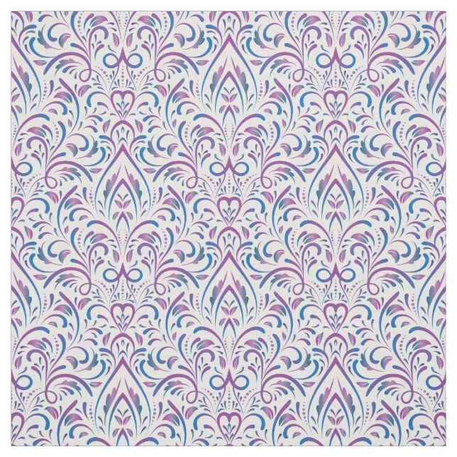 Arabic lilac pattern fabric (Swatch)