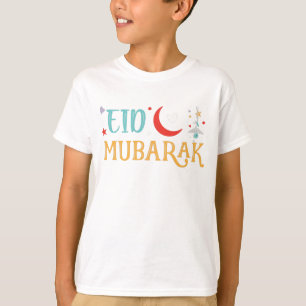 Arabic Muslim Holiday Eid Al-Fitr, Adha Mubarak T-Shirt