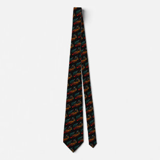 Arabic Palestine name Calligraphy Colourful Tie