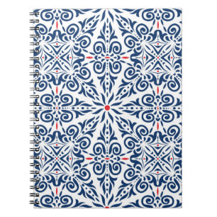 Arabic seamless pattern. colourful background on a notebook