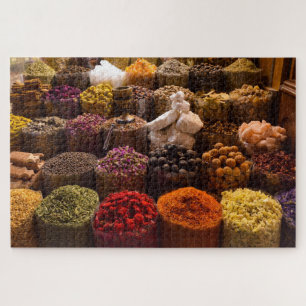 Arabic Spice Market Stall Jigsaw Puzzle 1014 pc.