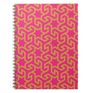 Arabic Star Shaped Pattern Notebook