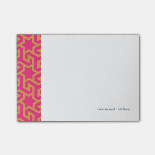 Arabic Star Shaped Pattern Post-it Notes