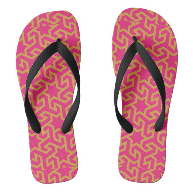 Arabic Star Shaped Pattern Thongs (Footbed)