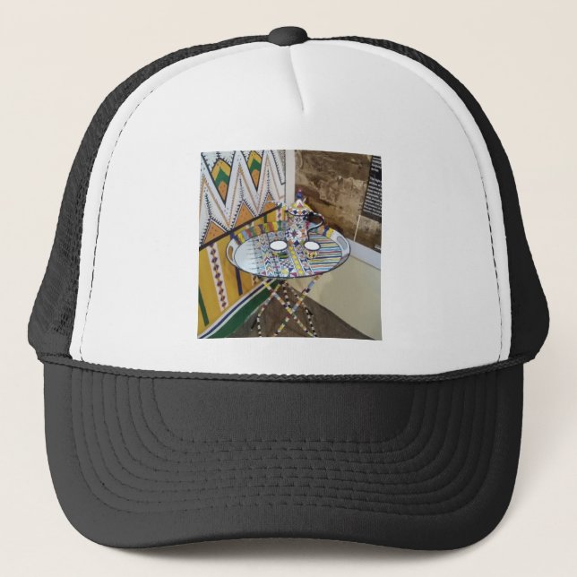 Arabic  tea trucker hat (Front)