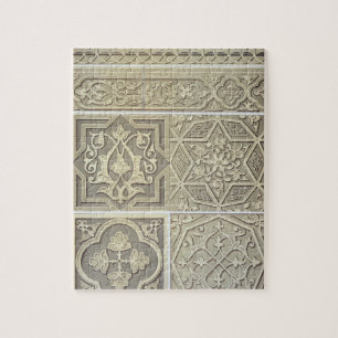 Arabic tile designs (colour litho) jigsaw puzzle