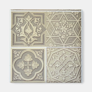 Arabic tile designs (colour litho) magnet