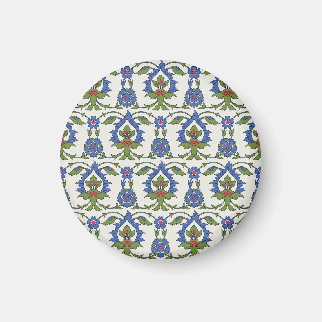 Arabic Traditional: Iznik Tile Seamless. Magnet (Front)