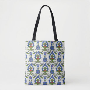 Arabic Traditional: Iznik Tile Seamless. Tote Bag