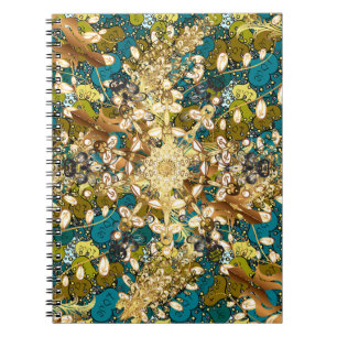 Arabic Vintage decorative ornament. Mandala patter Notebook