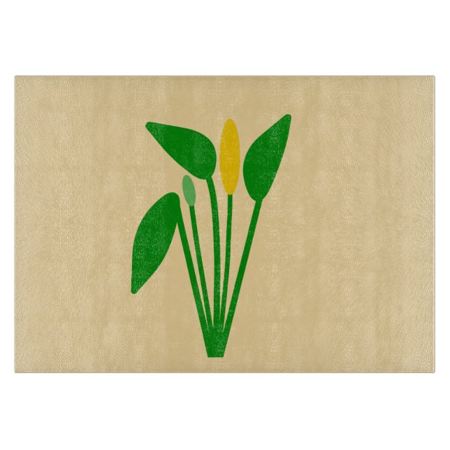 Araceae Cutting Board (Front)