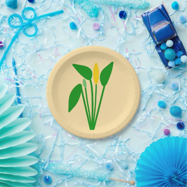 Araceae Paper Plate (Party)