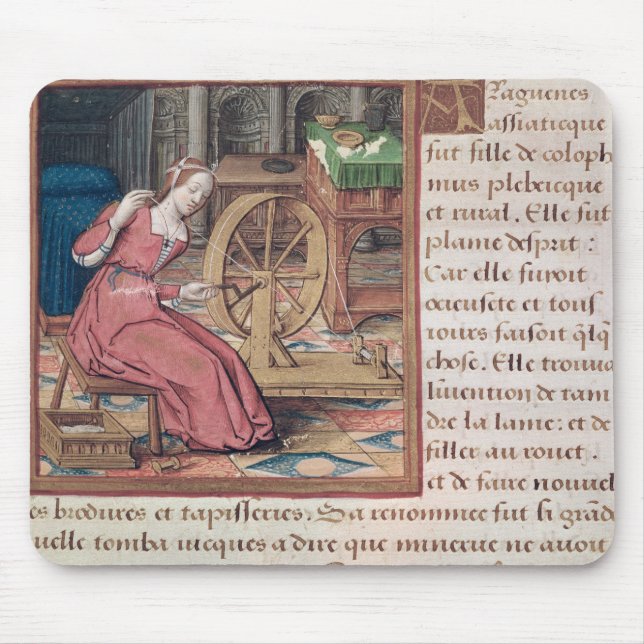 Arachne, from 'Vie des Femmes Celebres' Mouse Pad (Front)