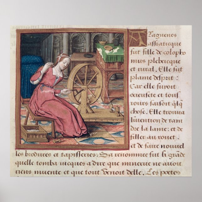 Arachne, from 'Vie des Femmes Celebres' Poster (Front)